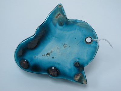 Lot 1183 - Turquoise Pottery Wall Posy, similar to...