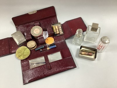 Lot 44 - Vintage Ladies Toiletry Case, fitted with...