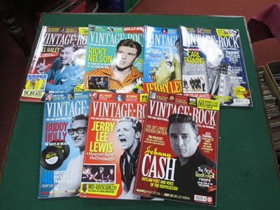 Lot 474 - Vintage Rock Magazine, seven issues, six from...