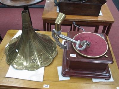 Lot 1522 - His Masters Voice Gramophone Player, with...