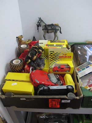 Lot 333 - A collection of diecast and plastic model...
