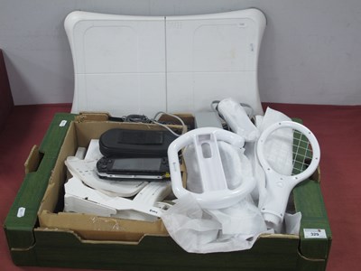 Lot 329 - A Nintendo Wii Gaming Console, Wii Balance...