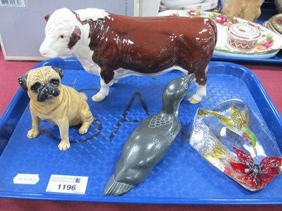 Lot 1196 - Beswick Hereford Bull, John Beswick figure of...