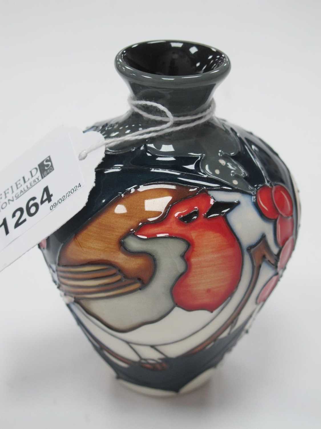 Lot 1264 - Moorcroft Vase, Brave Sir Robin, designed by...