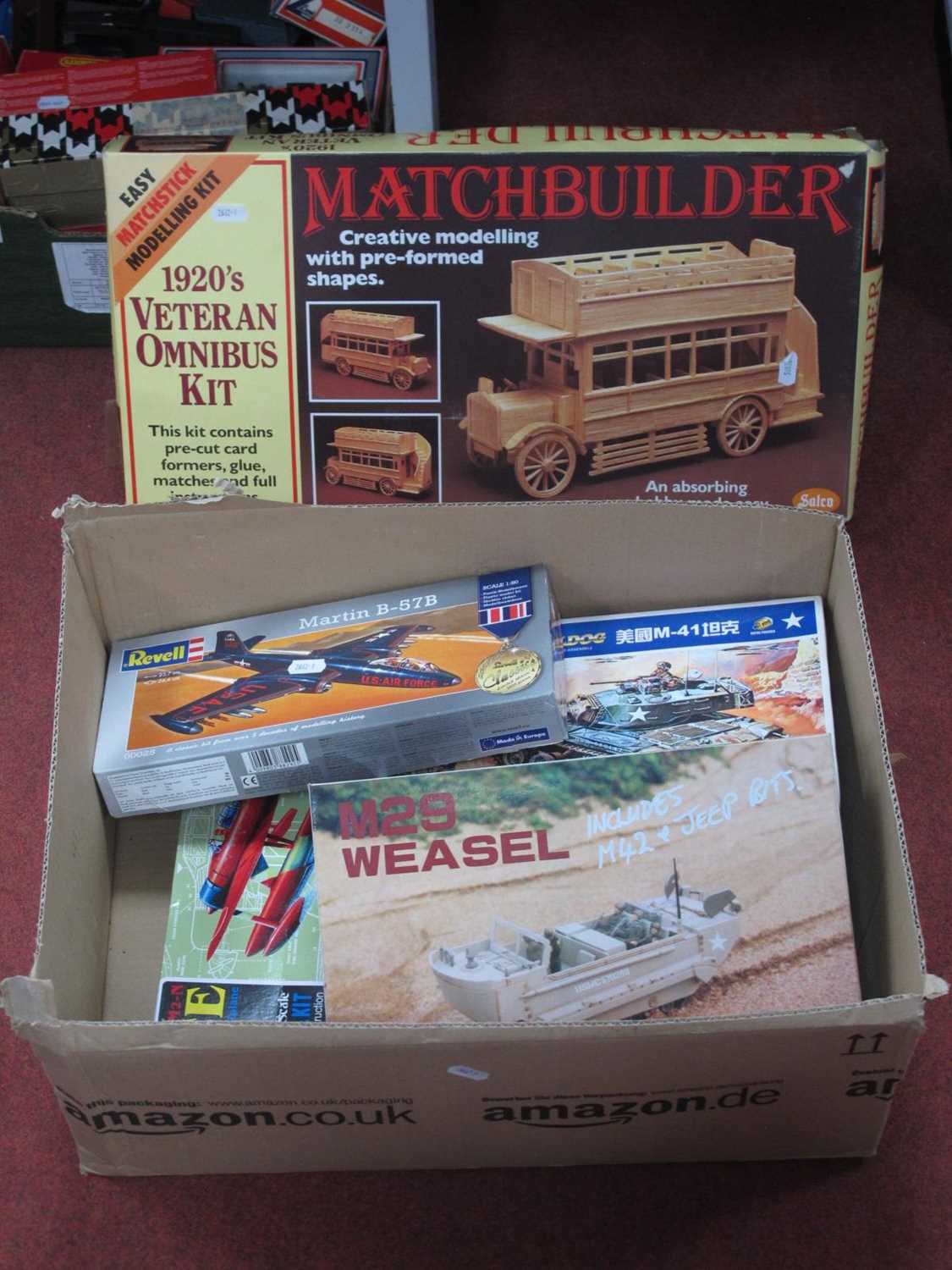 Lot 368 - A Quantity of Plastic, Balsa Wood Model Kits...