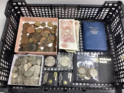 Lot 330 - Collection Of Mainly GB Coins And Banknotes,...