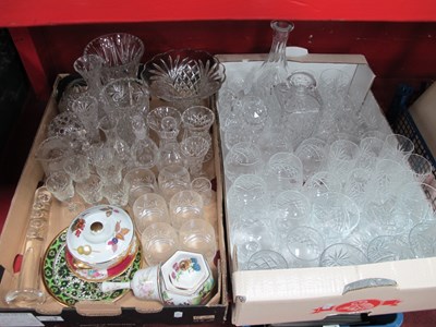 Lot 1024 - A Suite of Drinking Glasses, two decanters...