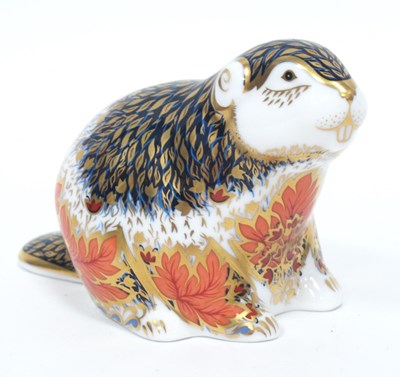 Lot 1104 - A Royal Crown Derby Porcelain Paperweight...