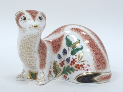 Lot 1100 - A Royal Crown Derby Porcelain Paperweight...