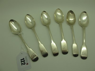 Lot 122 - A Matched Set of Six Hallmarked Silver Fiddle...