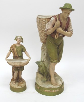 Lot 1018 - A Royal Dux Pottery Model of a Gentleman...