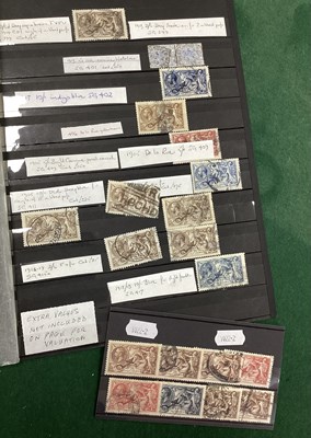 Lot 583 - Stamps; a small collection of King George V...