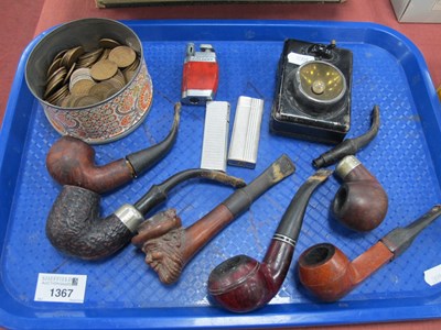 Lot 1367 - Smokers pipes including Peterson, Aran,...