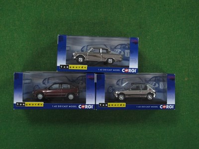 Lot 577 - Three 1:43rd Scale Diecast Model Cars by Corgi,...