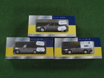 Lot 580 - Three Vanguards Collectors Club 1:43rd Scale...