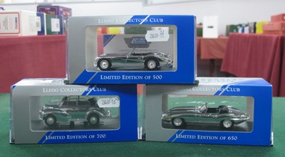 Lot 556 - Three Lledo Vanguards Collectors Club 1:43rd...