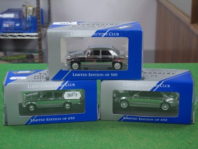 Lot 593 - Three Lledo Vanguards Collectors Club 1:43rd...