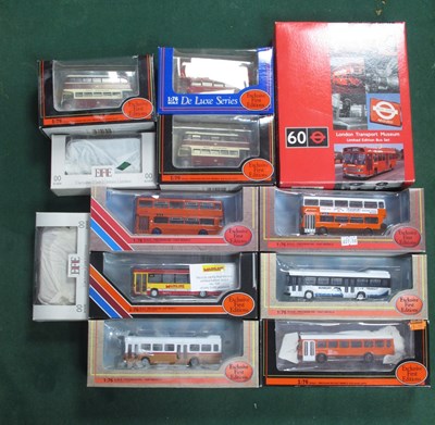 Lot 461 - Fourteen 1:76th Scale Diecast Model Buses by...