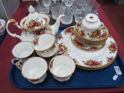 Lot 1199 - Royal Albert Old Country Roses teaware of...