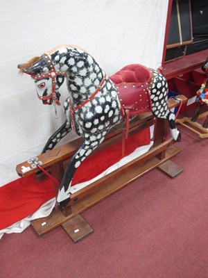 Lot 1463 - Rocking horse circa early to mid XX Century in...