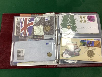 Lot 554 - A collection of numismatic/ philatelic covers...