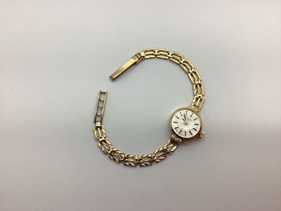 Lot 114 - Rotary; A 9ct Gold Cased Ladies Wristwatch,...