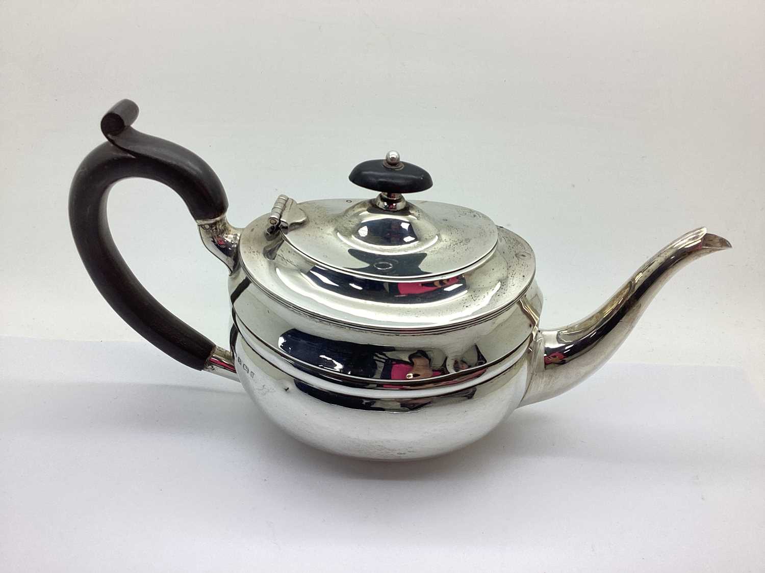 Lot 89 - Asprey & Co; A Hallmarked Silver Tea Pot, A &...