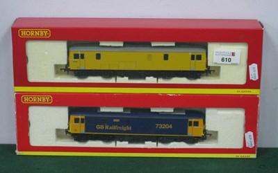 Lot 610 - Two Hornby "OO" Gauge/4mm Class 73 Bo-Bo...