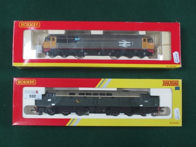 Lot 592 - Two Hornby "OO" Gauge/4mm Diesel Locomotives;...