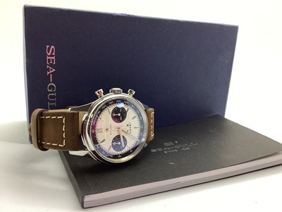 Lot 119 - Sea-Gull; A Modern '1963' Gent's Wristwatch,...