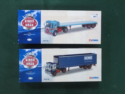 Lot 551 - Two Corgi 'Kings of the Road' 1:50th scale...