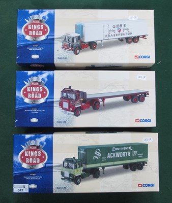 Lot 547 - Three Corgi 'Kings of the Road' 1:50th scale...