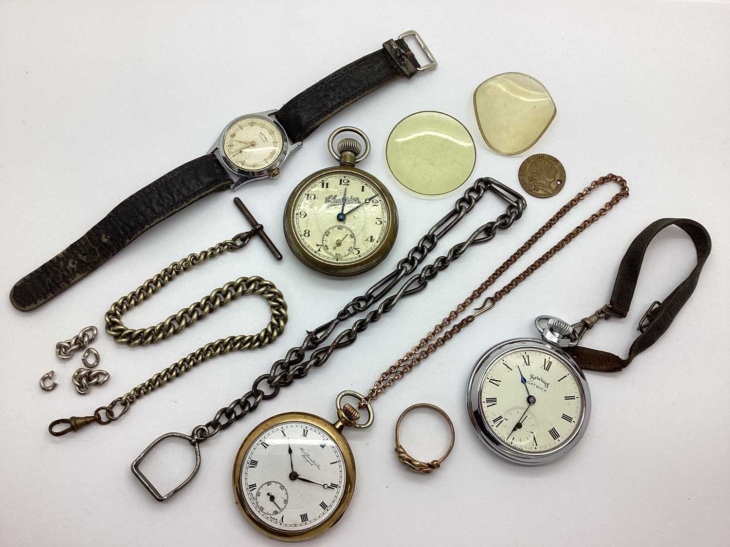 Lot 121 - Thomas Russell & Sons Liverpool Gold Plated...