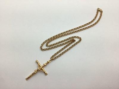 Lot 198 - A Modern 9ct Gold Belcher Link Chain,...