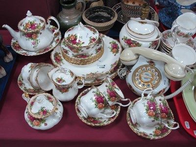 Lot 1168 - Royal Albert Old Country Roses tea service for...