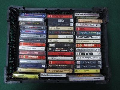 Lot 363 - Rock Interest Audio Cassettes, forty six tapes,...