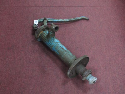 Lot 1447 - A cast iron hand water pump.