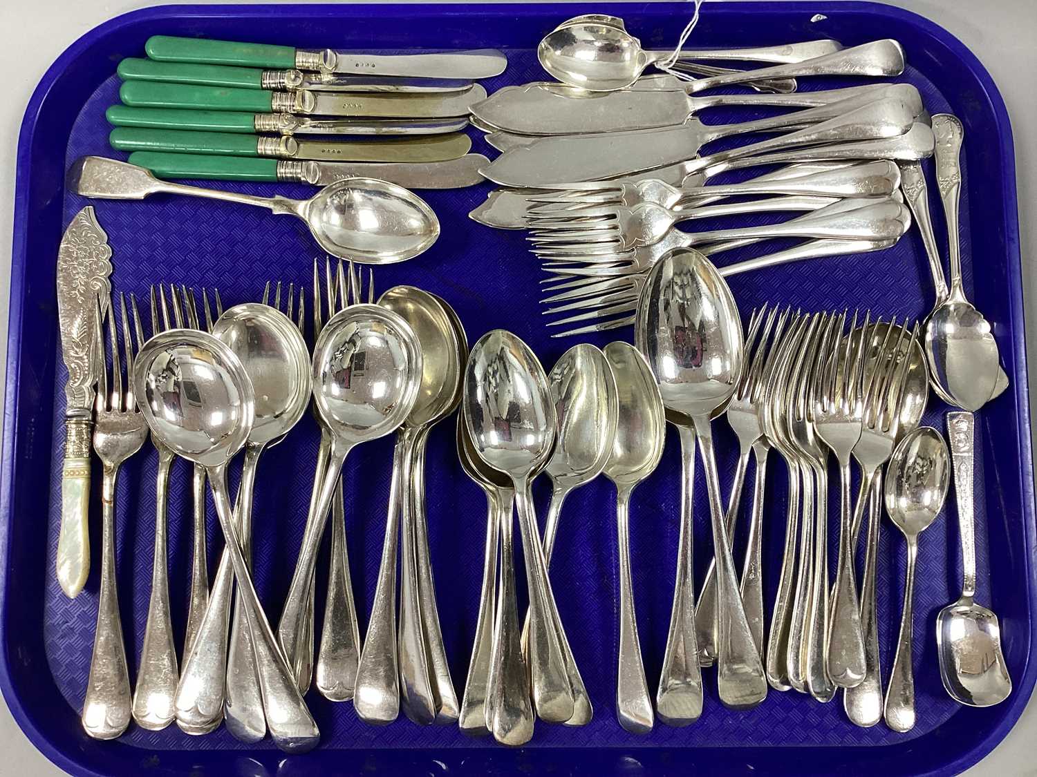 Lot 58 - Old English Pattern Plated Cutlery, including...