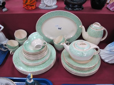 Lot 1241 - Burleigh Tea Ware 'Balmoral' Art Deco Style,...