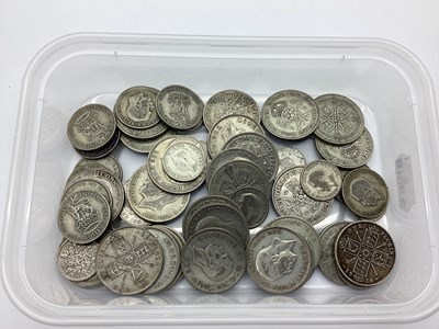 Lot 358 - GB Pre 1947 Silver Coins, Shillings,...