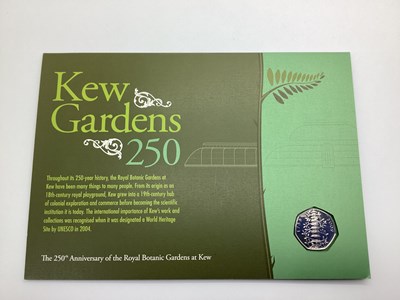Lot 406 - Royal Mint 2009 Bunc Kew Gardens 50p Coin,...