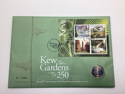 Lot 407 - Royal Mint 2009 Bunc Kew Gardens 50p Coin,...