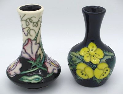 Lot 1320 - Two Moorcroft vases one decorated in the...