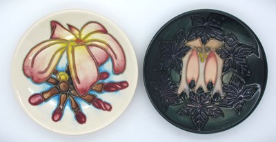 Lot 1316 - Two Moorcroft Pin Dishes, 'Cluny trees'...