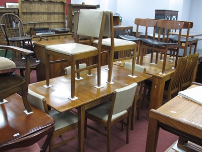 Lot 1536 - Russell of Broadway Dining Table, Chairs, with...