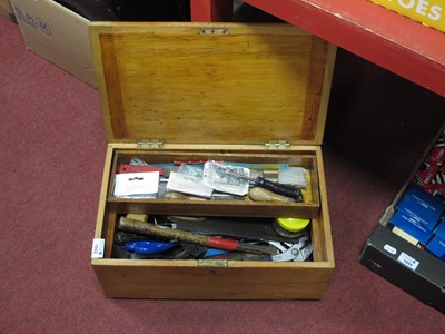 Lot 1043 - Tools :- Chisel's, hammer, pliers, screwdriver...