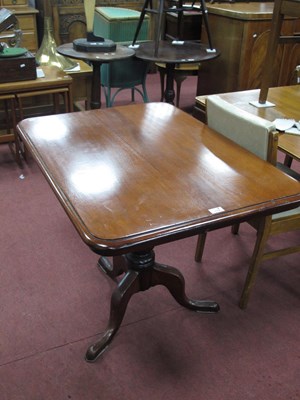 Lot 1534 - 19th Century Mahogany Pedestal Table; with a...