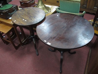 Lot 1526 - 18th Century Mahogany pedestal table, with a...