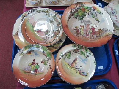 Lot 1217 - Royal Doulton 'Royal English Old Scenes':- One...