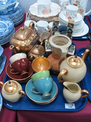 Lot 1191 - Sadler Gilt Teaware, Italian coffee ware,...
